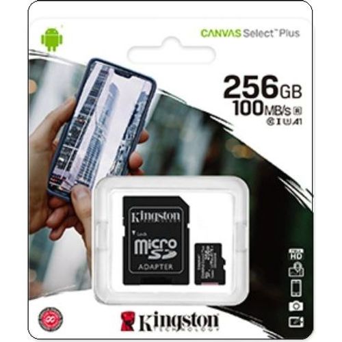 Carte mémoire Kingston Canvas Select Plus 256 Go MicroSD