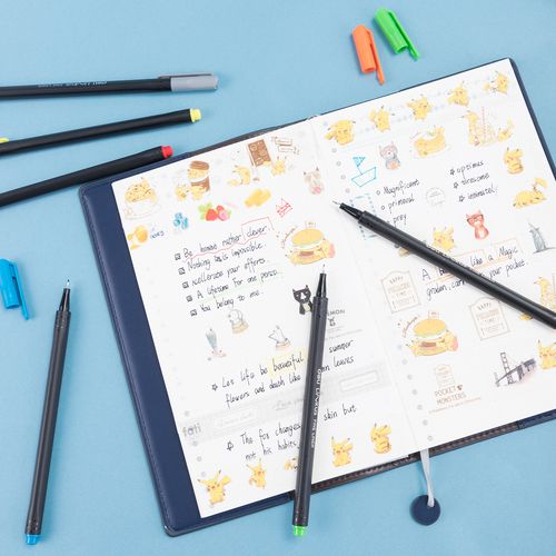 Deli Linkus FineLiner Q900 6 couleurs 0.45mm - 2