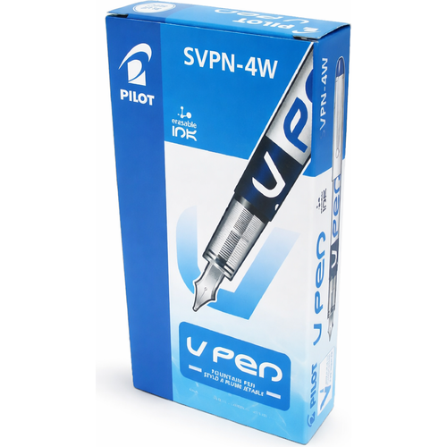 Stylo plume Pilot VPen SVPN-4W effaçable -Bleu - pack de 12pcs