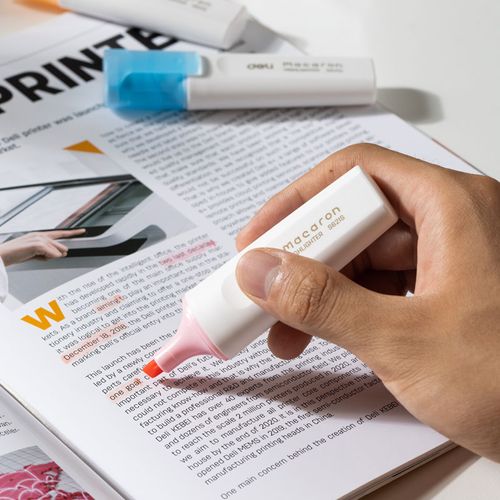 Surligneurs Deli HIGHLIGHTER S621S - Rose Pastel - 3