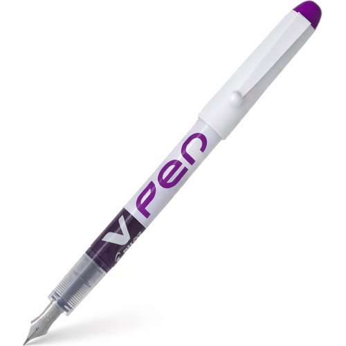 قلم حبر سائل Pilot VPen SVPN-4W قابل للمسح – أرجواني – عبوة 12 قطعة - 2