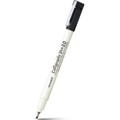 Stylo Calligraphie Monami 2.0 mm – Feutre Professionnel à Encre à Base d’Eau