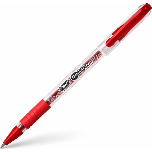 Stylo gel BIC Gel-ocity 0.5 mm-Rouge