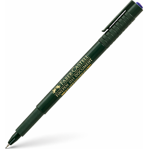 Faber-Castell Finepen 1511 Fineliner Pen – 0.4 mm Tip - Blue