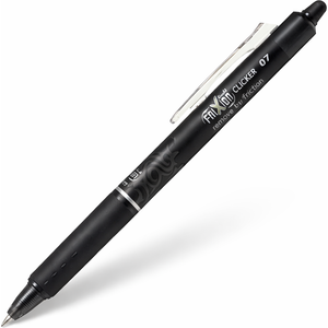 Stylo Effaçable Pilot FriXion Clicker 0.7  BLRT-FR7 Noir