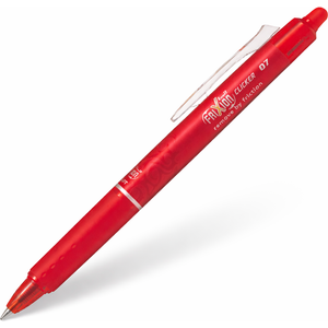 Stylo Effaçable Pilot FriXion Clicker 0.7  BLRT-FR7 Rouge