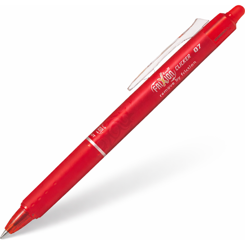 Stylos Effaçables Pilot FriXion Clicker 0.7 Rouge - Pack de 12  - 2