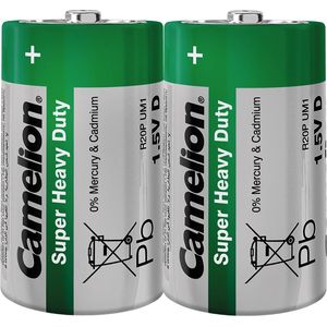 Camelion batteries (2 batteries) D
