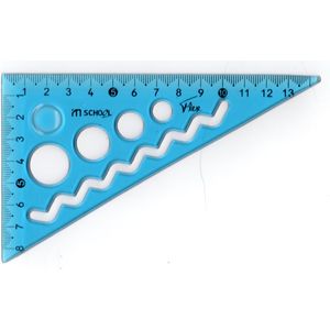 Equerre MSCHOOL Flexy - Bleu