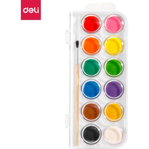 دهان ديلي كولور إيموشن بألوان مائية 12 لون مع فرشاة - 2