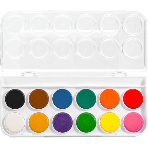 دهان ديلي كولور إيموشن بألوان مائية 12 لون مع فرشاة - 3