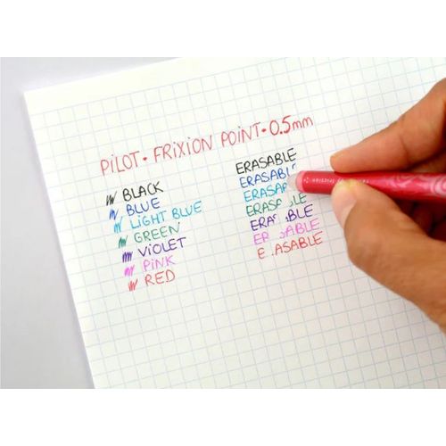 Stylo Effaçable Pilot FriXion BL-FRP5 0.5 mm – Bleu - 5