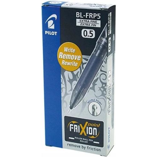 عبوة 12 قلم Pilot FriXion BL-FRP5 قابل للمسح - أسود
