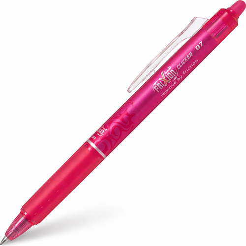 Stylos Effaçables Pilot FriXion Clicker 0.7 Rose- Pack de 12  - 2