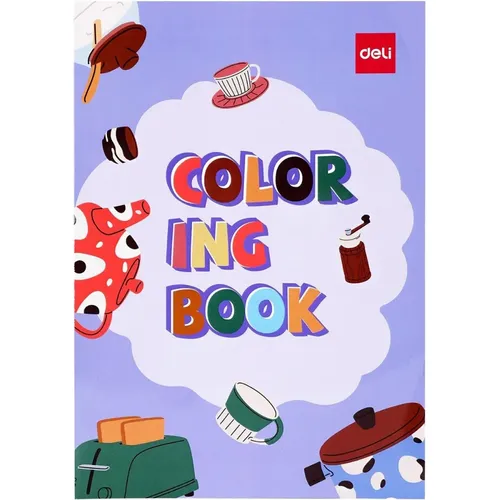 Livre de coloriage Deli – Objets de la maison