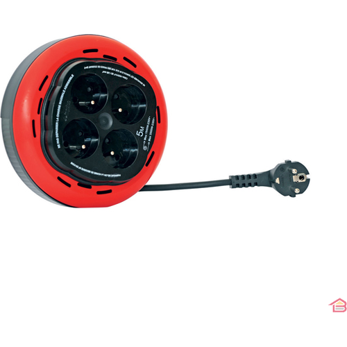 Enrouleur domestique 4x2P+T 5m - 2