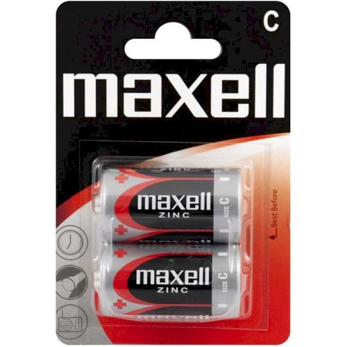 PILES SALINES R14 C CARBONE ZINC MN1400 1.50V BL2 MAXELL - 2