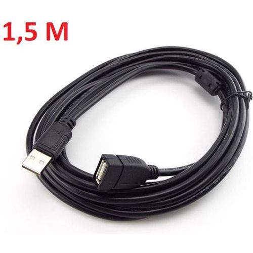 Cable Rallonge USB male à femelle, USB 2.0 -1.5M GIGABIT.ma MAROC