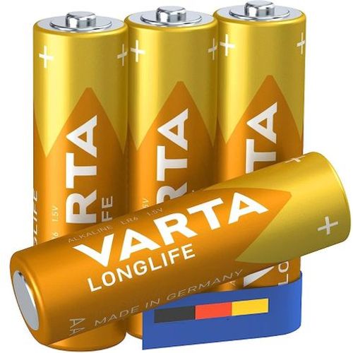 Batterie VARTA  AA 4 Piles Longlife AlKaline  4Pcs