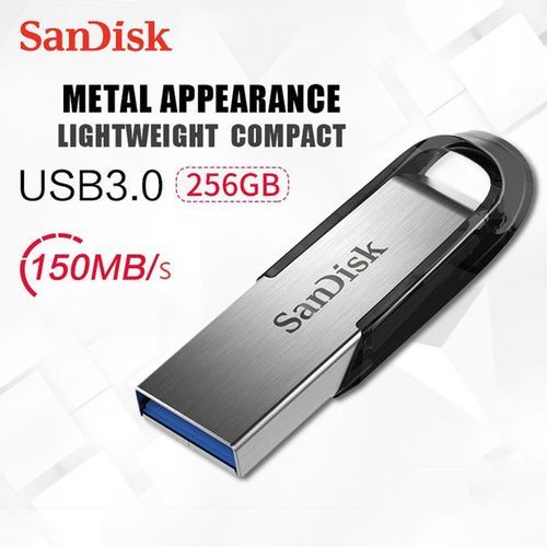 Clé USB 3.0 Sandisk Ultra Flair 256 Go - Le meilleur prix au Maroc