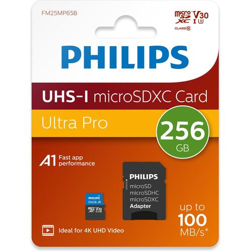 Carte Mémoire HP MicroSDXC 256 Go - HP - Speed UHS-I A1 - V30 - U3