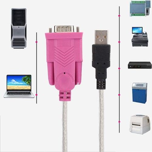 Câble Série USB 2.0 vers RS232 DB9 Mâle 1.5M - 2
