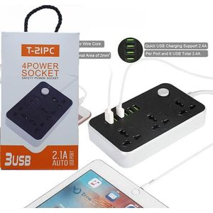 Power Socket T-21PC - Ralonge Multiprise polyvalente 2.1A AUTO‏