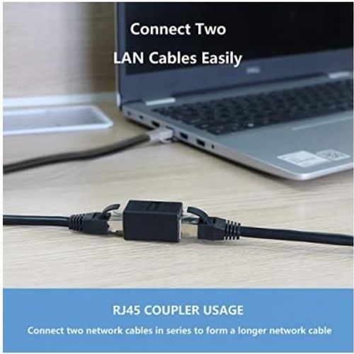 Coupleur RJ45, Femelle à Femelle, Raccord d'extension de cable réseau - 2