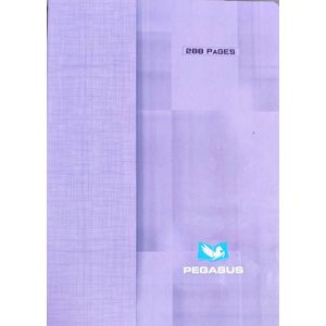Cahier PEGASUS 288p broché Petit Format 60g Grand Carreaux