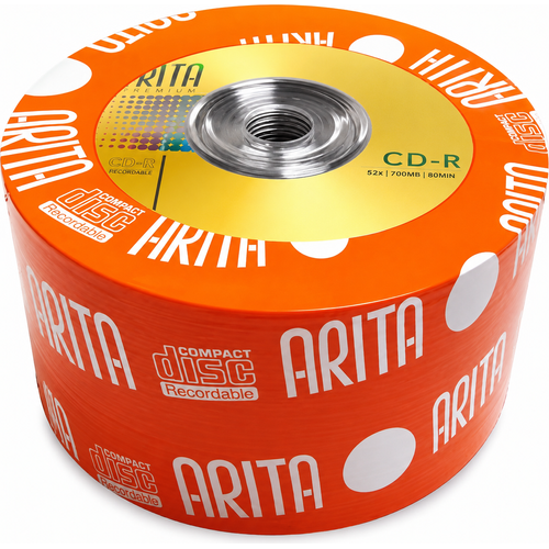 PACK DE 50 CD-R Vierge Arita - 80 Min - 700 MB
