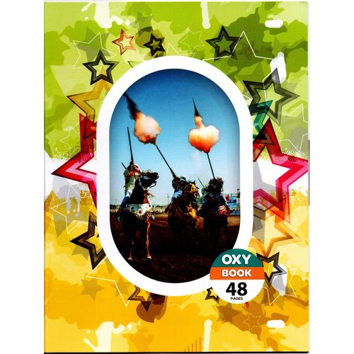 Cahier OXY 48p piqué Petit Format 60g Grand Carreaux