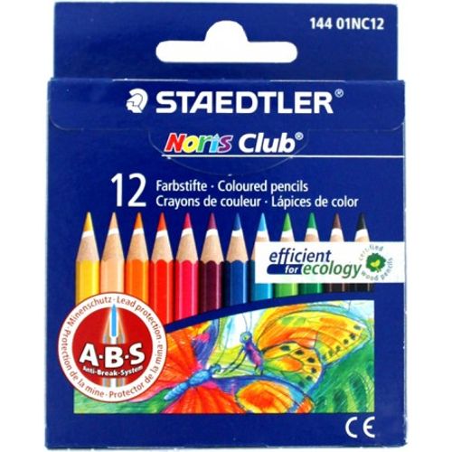Crayons de couleurs STAEDTLER 12 couleurs mini