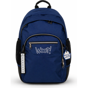 حقيبة ظهر WOOT زرقاء مدرسية 25 لتر