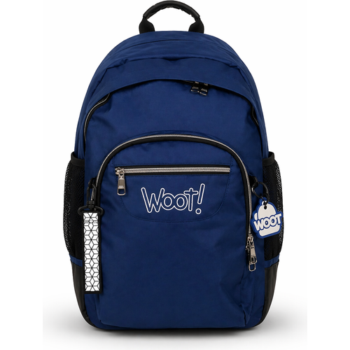 Sac à dos WOOT bleu scolaire 25L