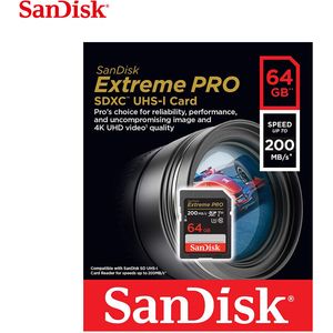 Carte mémoire SanDisk Extreme PRO 64 Go SDXC UHS-I