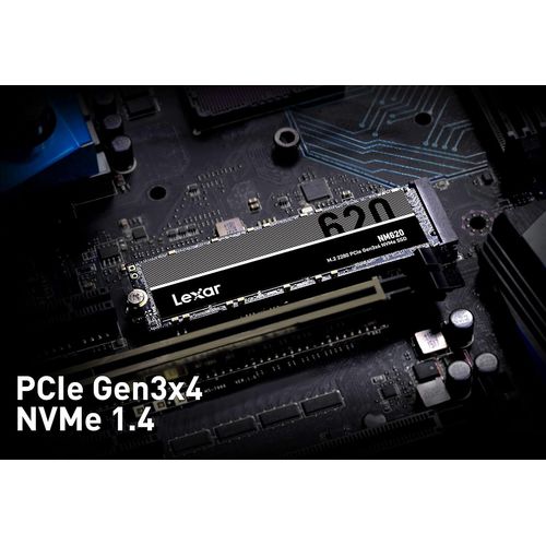 Disque Dur interne SSD Lexar NM620 M.2 2280 NVMe PCIe 1To - 2