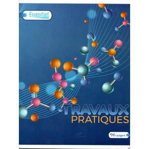 Cahier ESSENTIEL TP 96p piqué Petit Format 60g Grand Carreaux