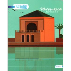 Cahier ESSENTIEL 288p broché Petit Format 60g Grand Carreaux