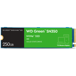 Disque dur interne SSD WD Green SN350 M.2 2280 NVMe 250 Go