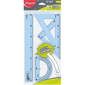 MAPED STUDY SHOCK RESISTANT 4 PCS bleu