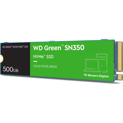 Internal SSD WD Green SN350 NVMe PCIE M.2 2280 3D NAND 480GB - 2