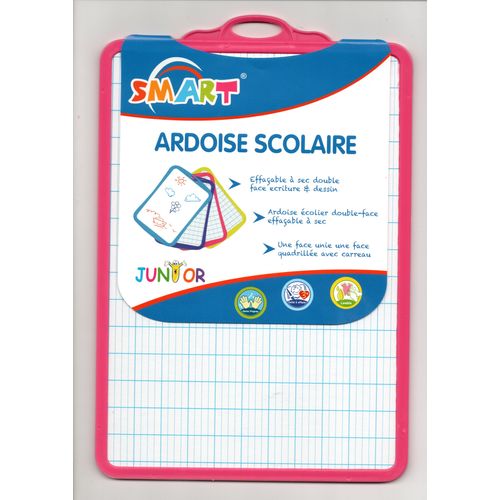 Ardoise Scolaire SMART rose