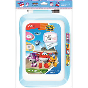 Ardoise Blanche Deli Superwings bleu