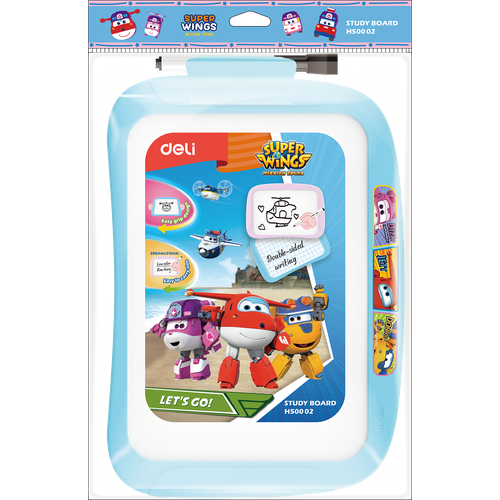 Ardoise Blanche Deli Superwings bleu