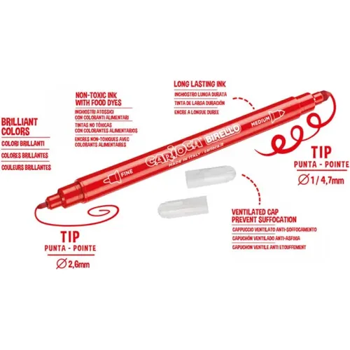 Feutre CARIOCA BIRELLO 10 couleurs - 3