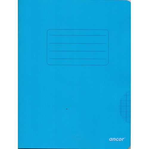 Cahier ancor 96p piqué Petit Format 90g Grand Carreaux-bleu