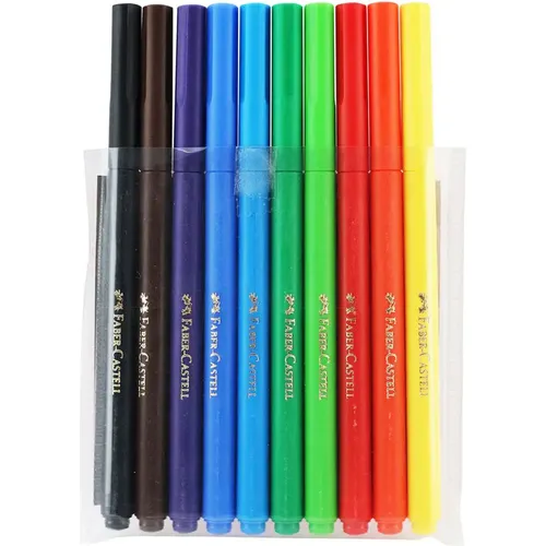 Feutre  Faber-Castell 10 couleurs - 2