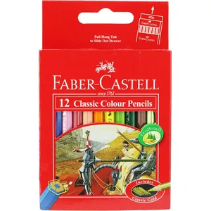 Crayons de couleurs Faber-Castell 12 couleurs mini