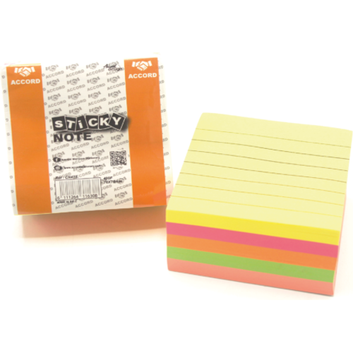 Post it ACCORD Sticky Note 400F 76x76 mm" would remain the same in English. - 3