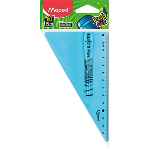 Equerre 60° MAPED Twist'n Flex - Bleu